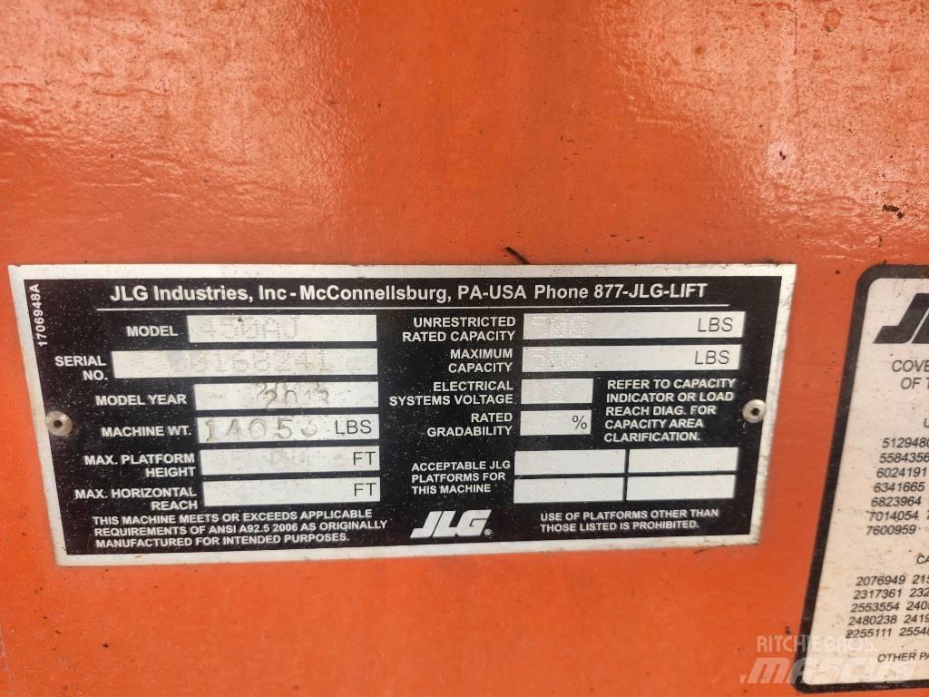 JLG 450 AJ Strēles pacēlāji