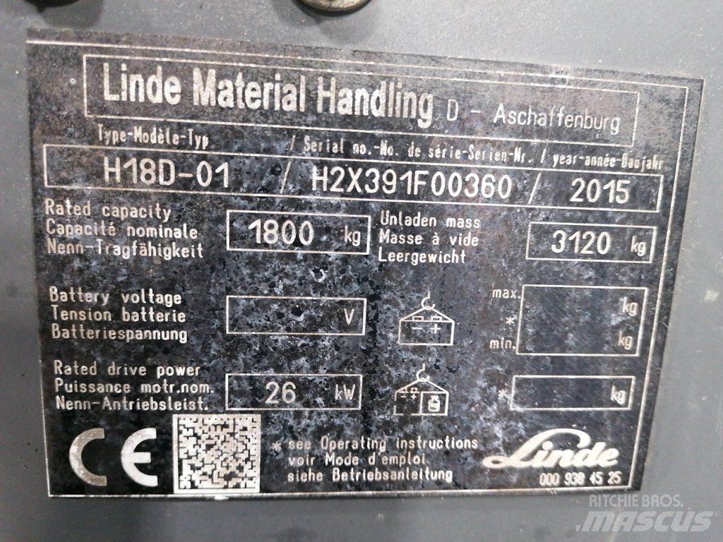 Linde H18D-01 LPG tehnika