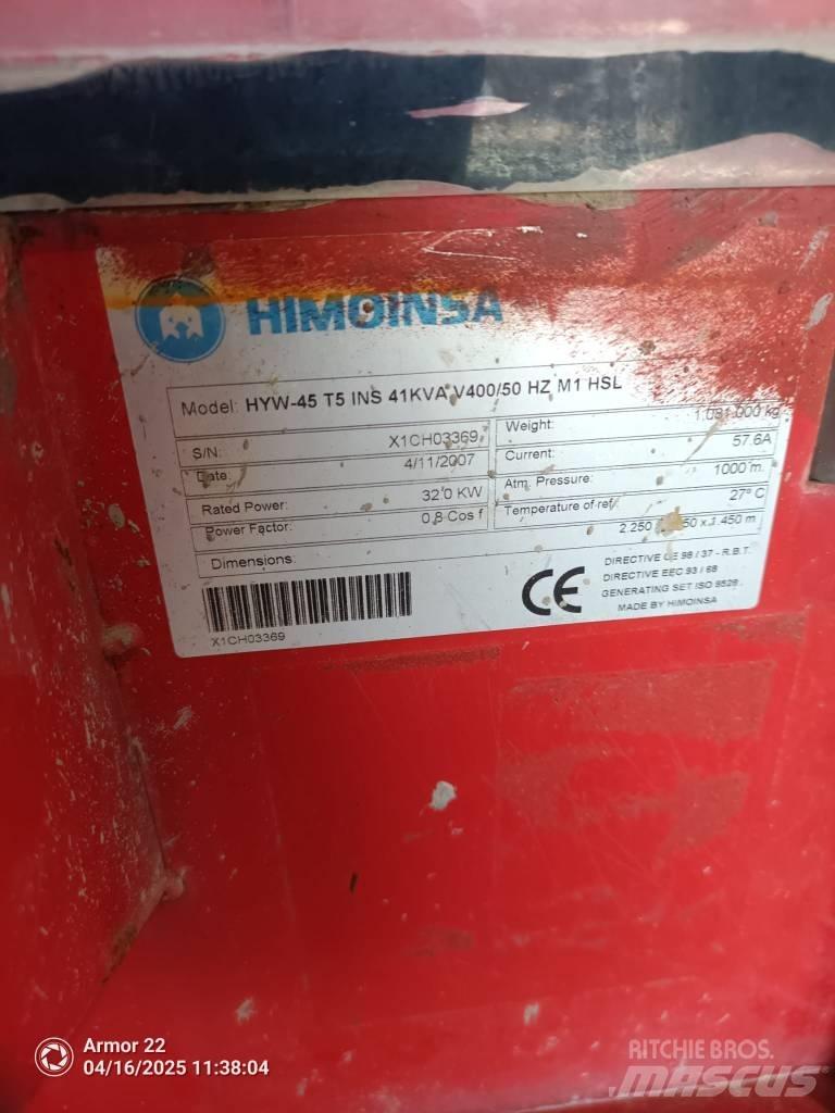Himoinsa HYW 45 Dīzeļģeneratori