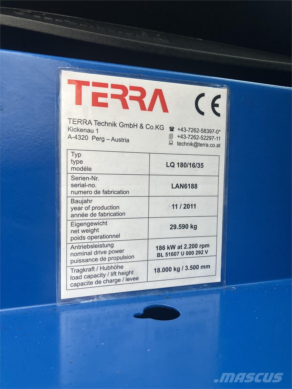 Terra LQ180/16/35 Pārvadātājs iekraušanai no sāniem