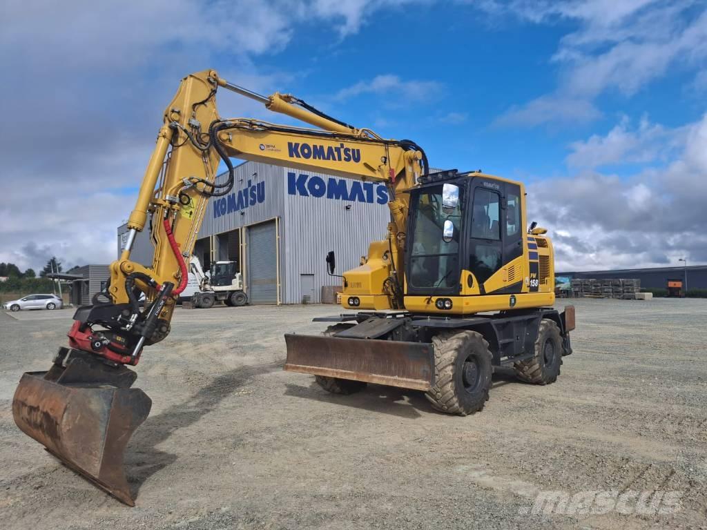 Komatsu PW158-11 Ekskavatori uz riteņiem