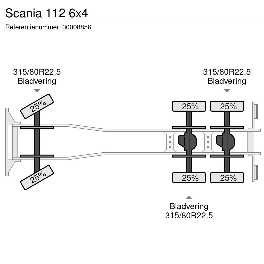 Scania 112 6x4 Šasija ar kabīni