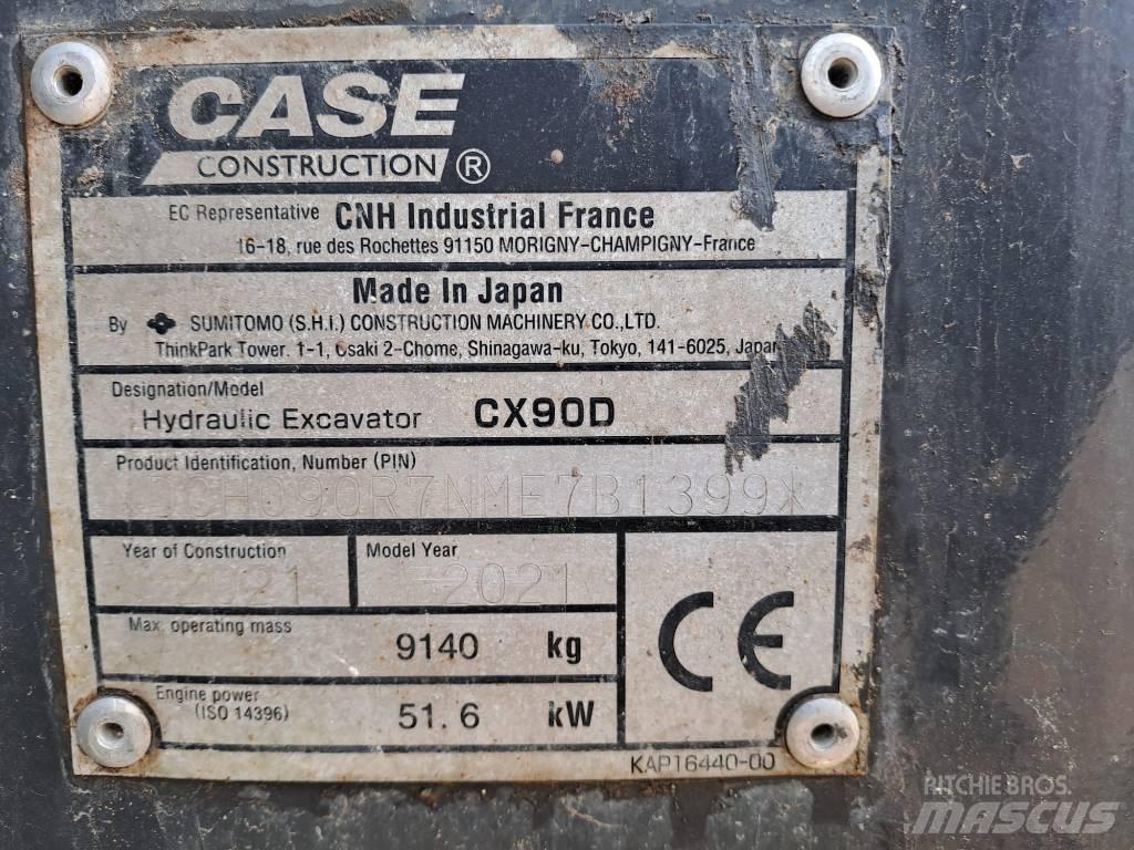 CASE CX 90 D Vidēja lieluma ekskavatori 7 t - 12 t