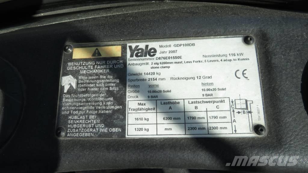 Yale GDP 100 DB Tehnika ar dīzeļa dzinēju