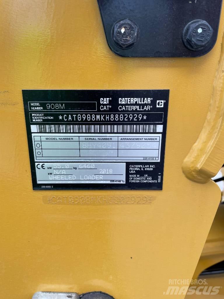 CAT 908 M Iekrāvēji uz riteņiem