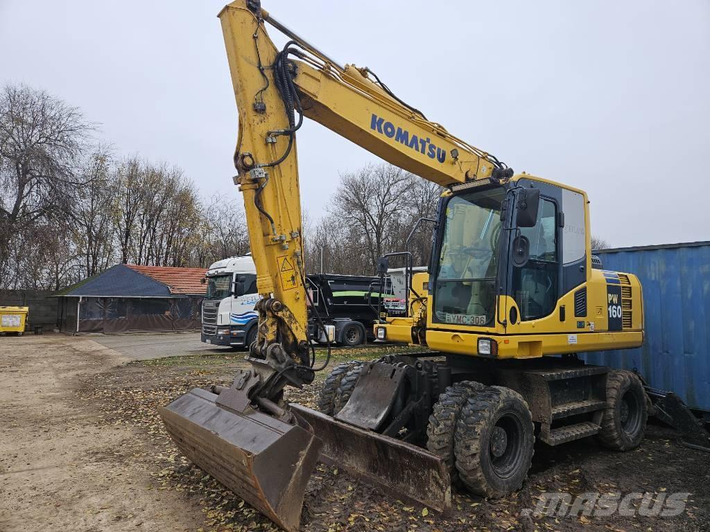 Komatsu PW 160-8 Ekskavatori uz riteņiem