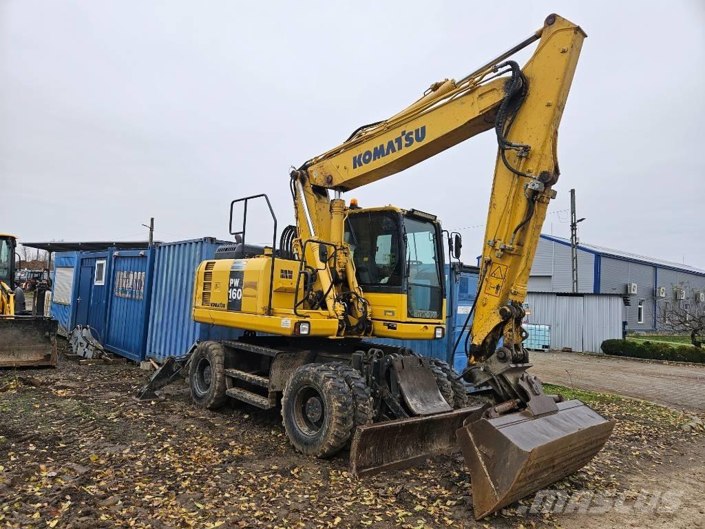 Komatsu PW 160-8 Ekskavatori uz riteņiem