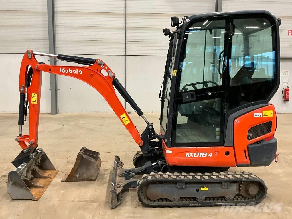 Kubota KX 018-4 Mini ekskavatori < 7 t
