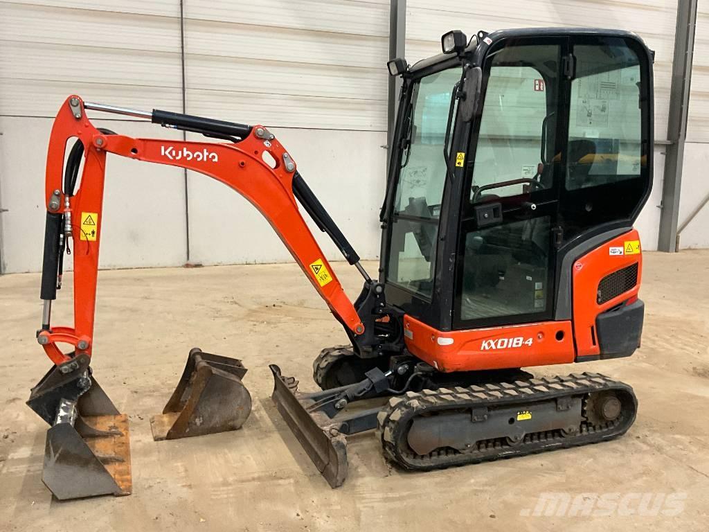 Kubota KX 018-4 Mini ekskavatori < 7 t