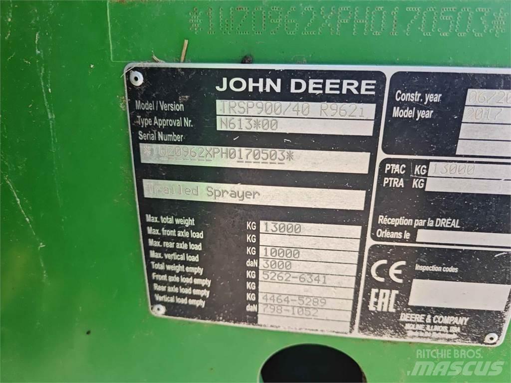 John Deere R962i Piekabināmie smidzinātāji(miglotāji)