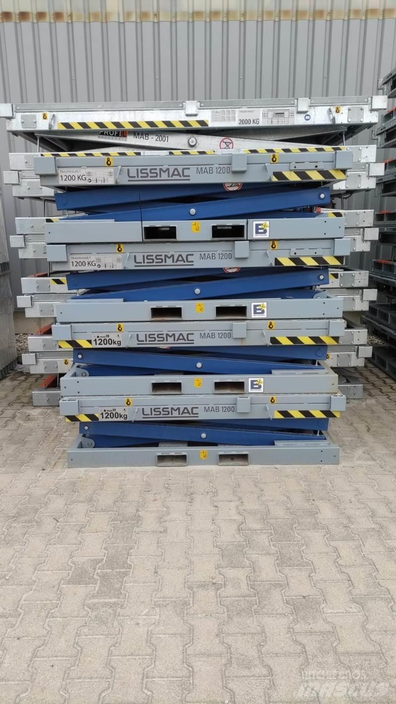 Lissmac MAB 1200 Šķerveida pacēlāji