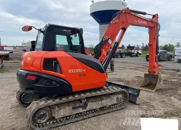 Kubota KX080-4S2 Kāpurķēžu ekskavatori
