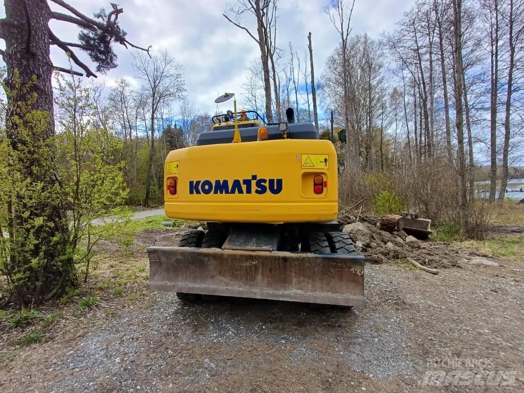 Komatsu PW 160-7E0 Ekskavatori uz riteņiem