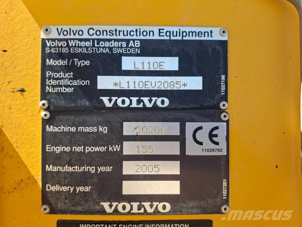 Volvo L 110 E Iekrāvēji uz riteņiem