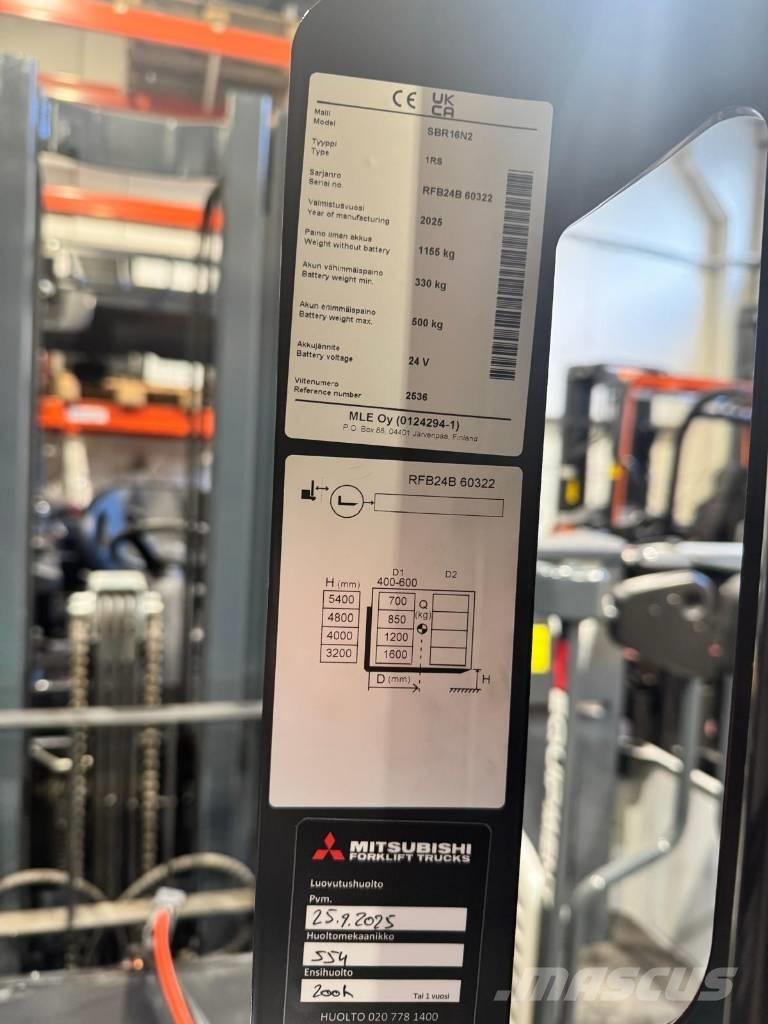 Mitsubishi SBR16N2 Pašgājēji krautnētāji