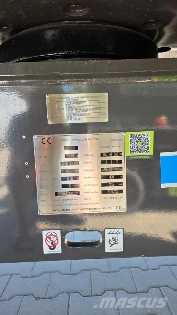 Zoomlion ZA 20 J Strēles pacēlāji