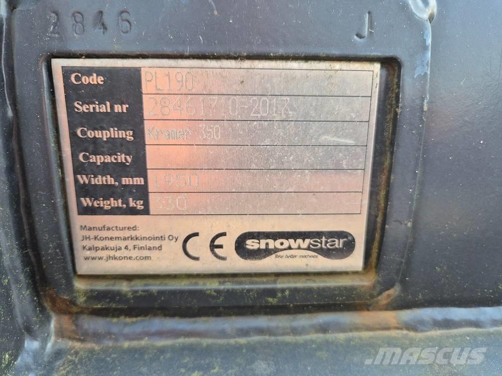 Snowstar PL190 Grāvju arkli