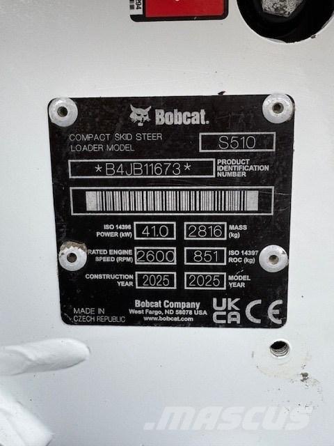 Bobcat S 510 Lietoti riteņu kompaktiekrāvēji