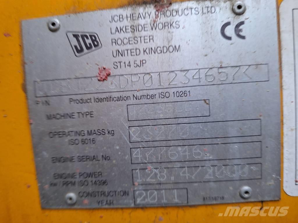 JCB JZ 235 LC Kāpurķēžu ekskavatori