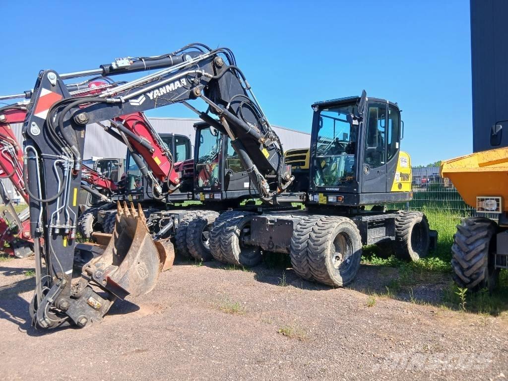 Yanmar B 110 W Ekskavatori uz riteņiem