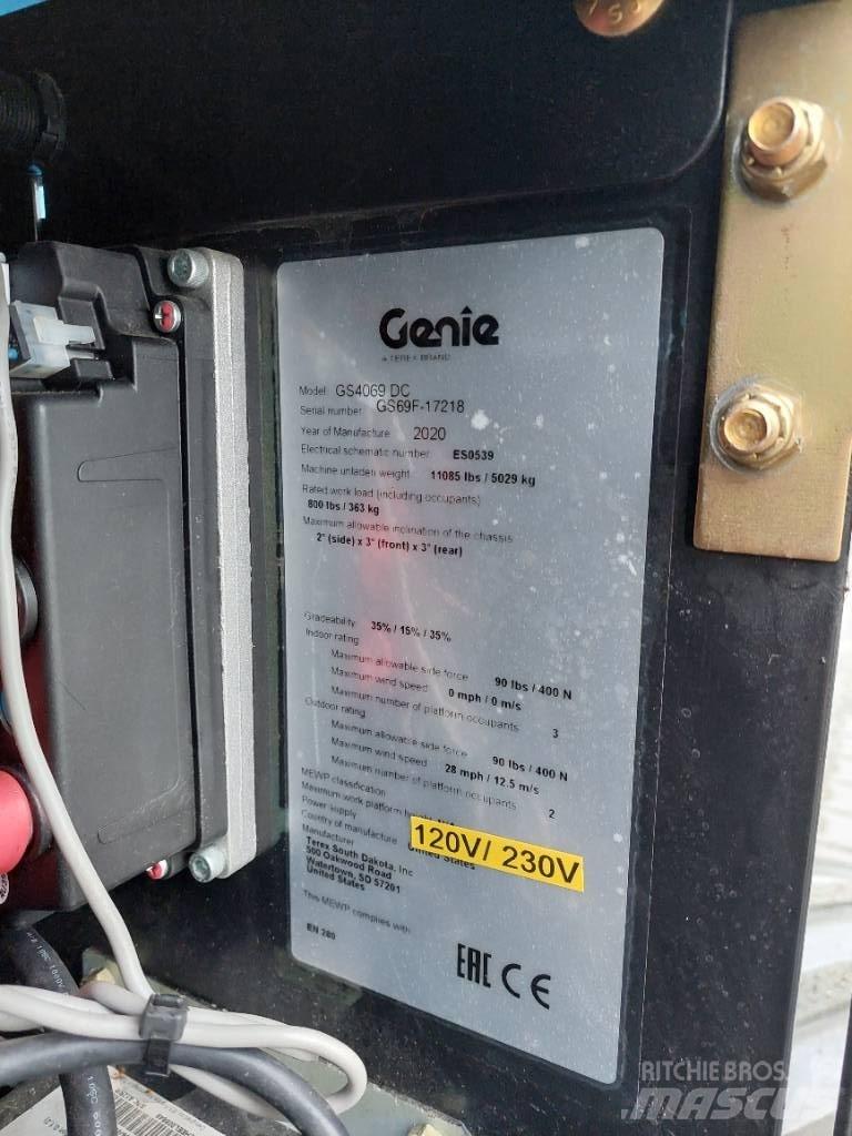 Genie GS 4069 DC Šķerveida pacēlāji