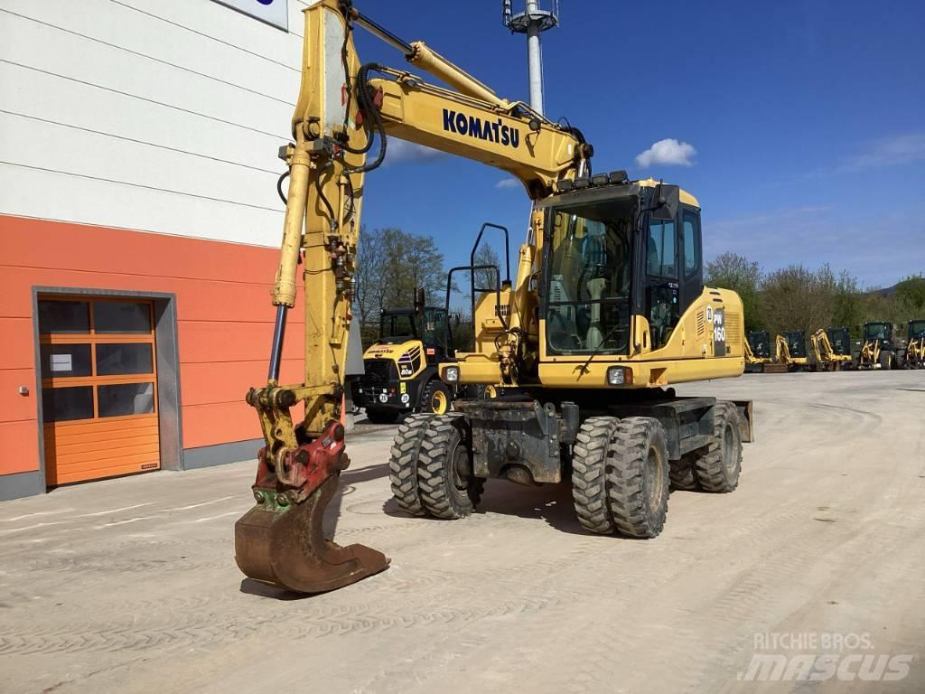 Komatsu PW 160-7E0 Ekskavatori uz riteņiem