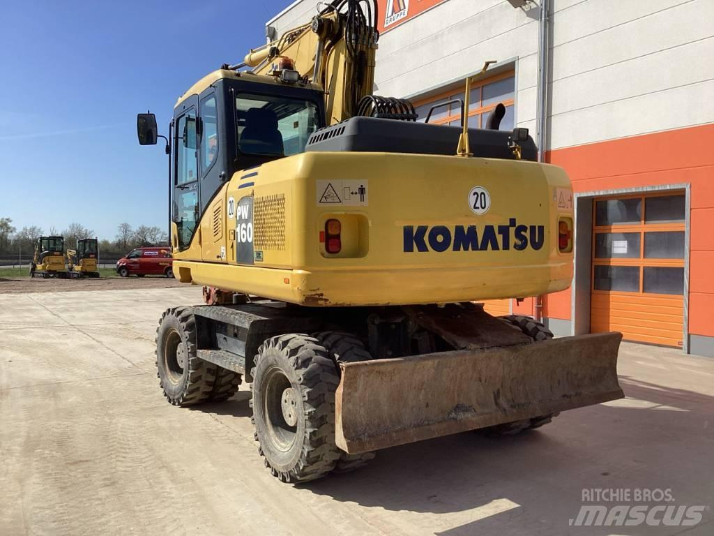 Komatsu PW 160-7E0 Ekskavatori uz riteņiem