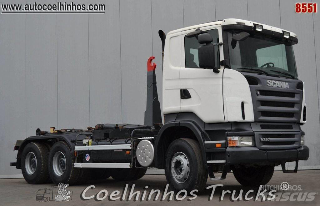 Scania R 380 Smagās mašīnas ar konteineriem