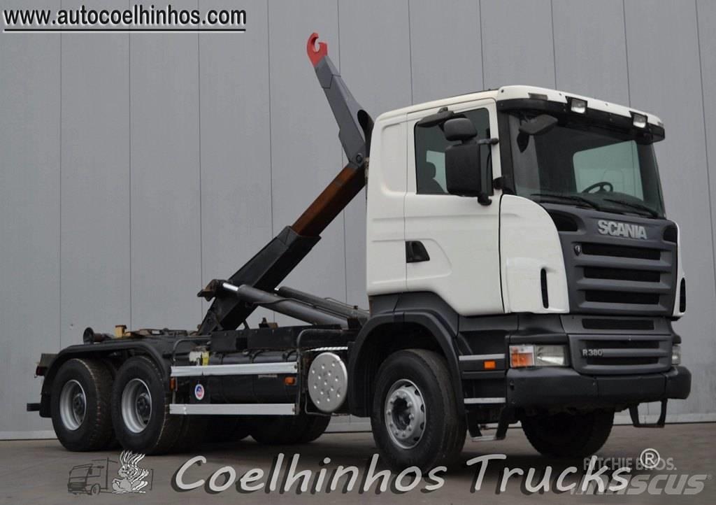 Scania R 380 Smagās mašīnas ar konteineriem