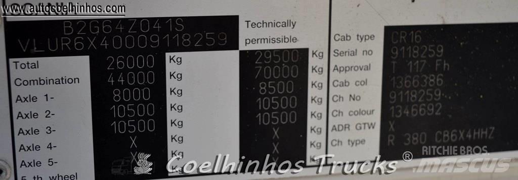 Scania R 380 Smagās mašīnas ar konteineriem