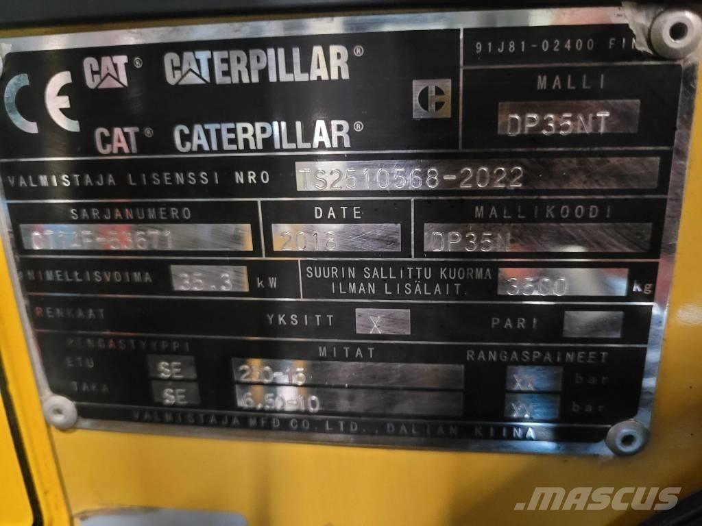 CAT DP 35 N Tehnika ar dīzeļa dzinēju