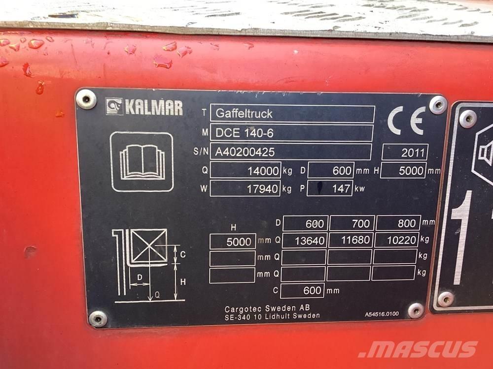 Kalmar DCE140-6 Tehnika ar dīzeļa dzinēju