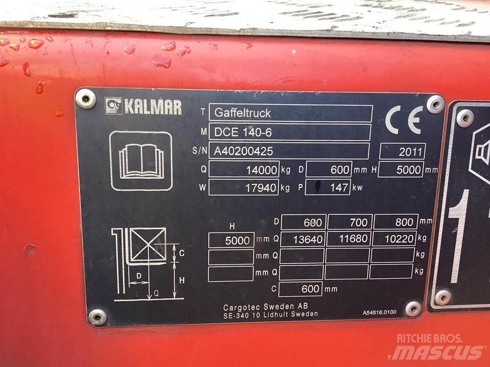 Kalmar DCE140-6 Tehnika ar dīzeļa dzinēju