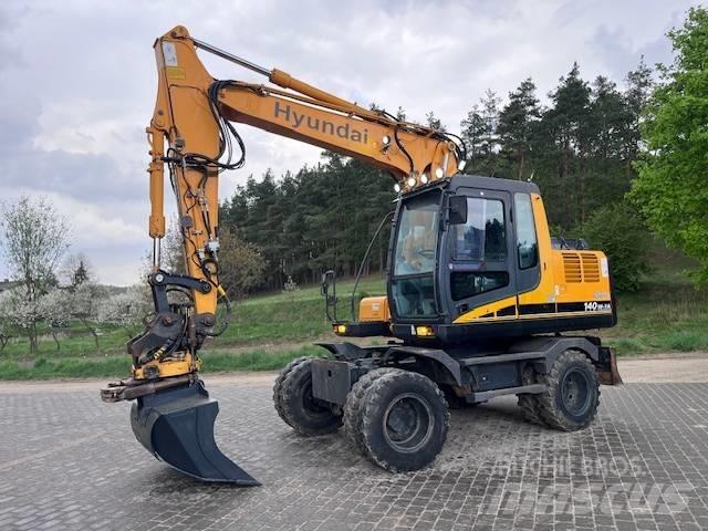 Hyundai Robex 140 W Ekskavatori uz riteņiem