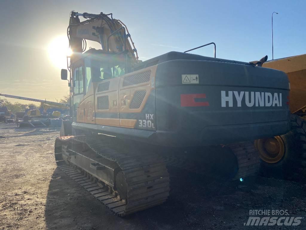 Hyundai HX330L Kāpurķēžu ekskavatori