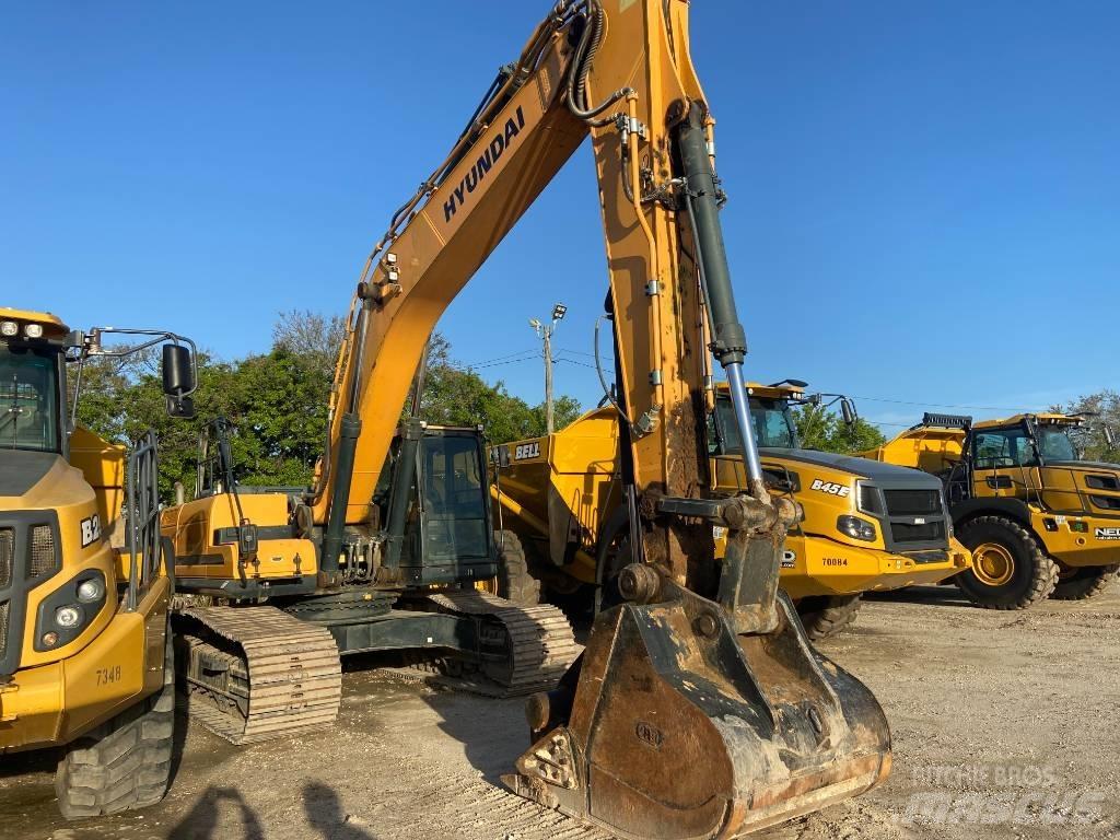 Hyundai HX330L Kāpurķēžu ekskavatori