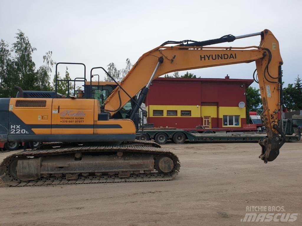 Hyundai HX 220 L Kāpurķēžu ekskavatori
