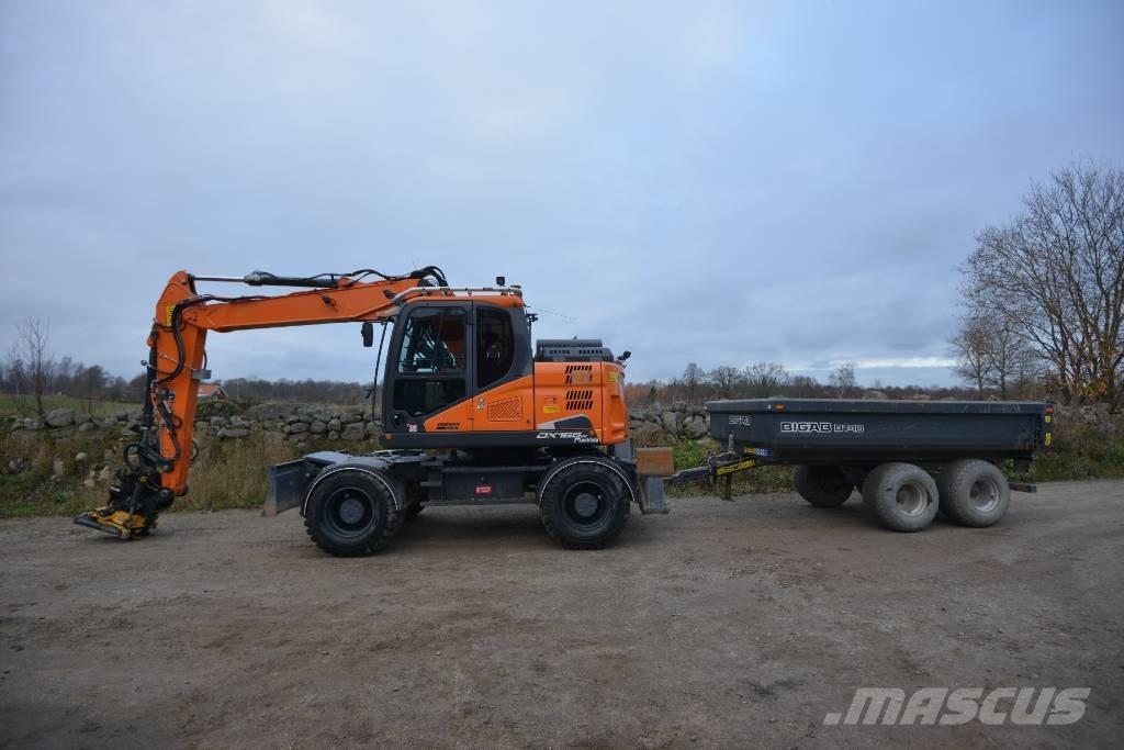 Doosan DX 165 W-5 Ekskavatori uz riteņiem