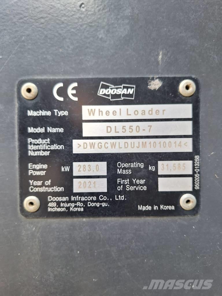 Doosan DL550-7 Iekrāvēji uz riteņiem