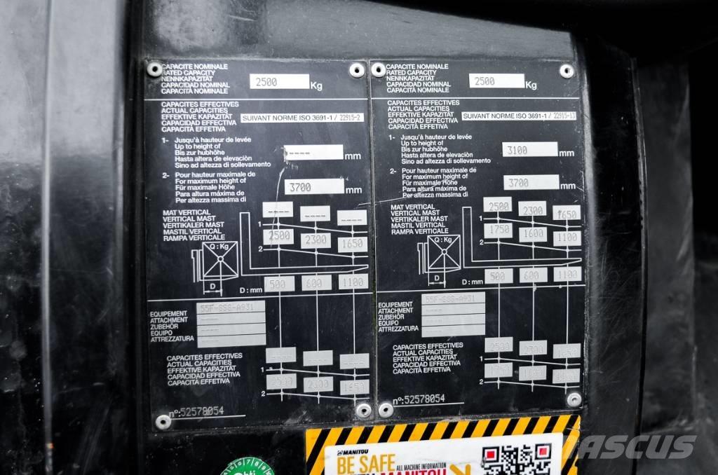 Manitou MC 25-4 D Tehnika ar dīzeļa dzinēju