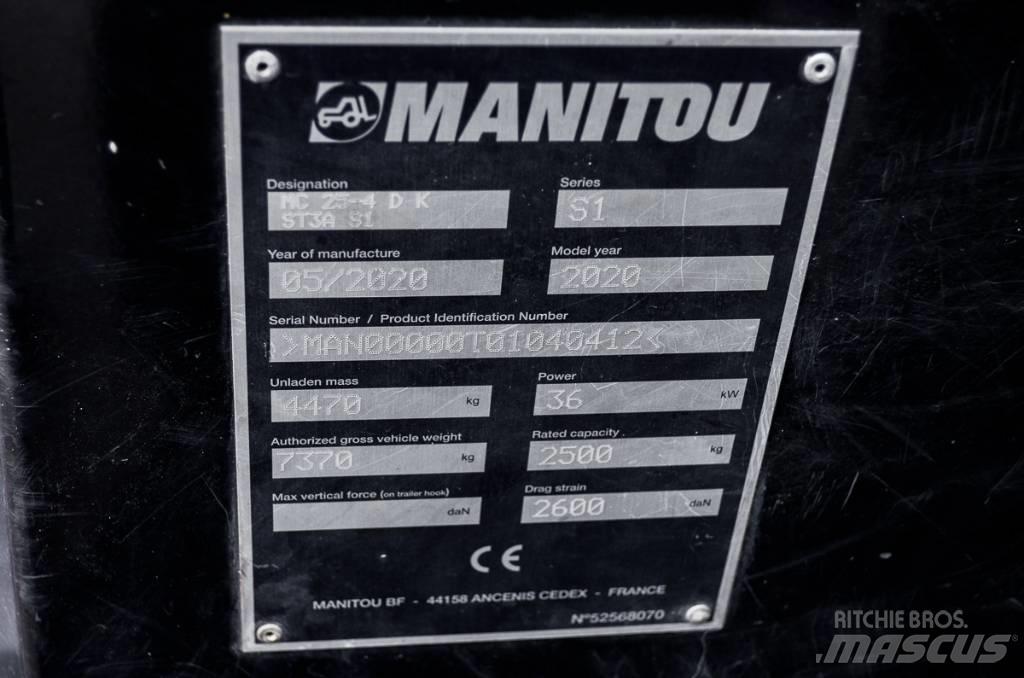 Manitou MC 25-4 D Tehnika ar dīzeļa dzinēju