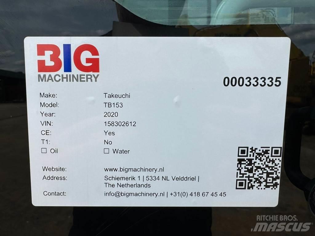 Takeuchi TB153FR Mini ekskavatori < 7 t