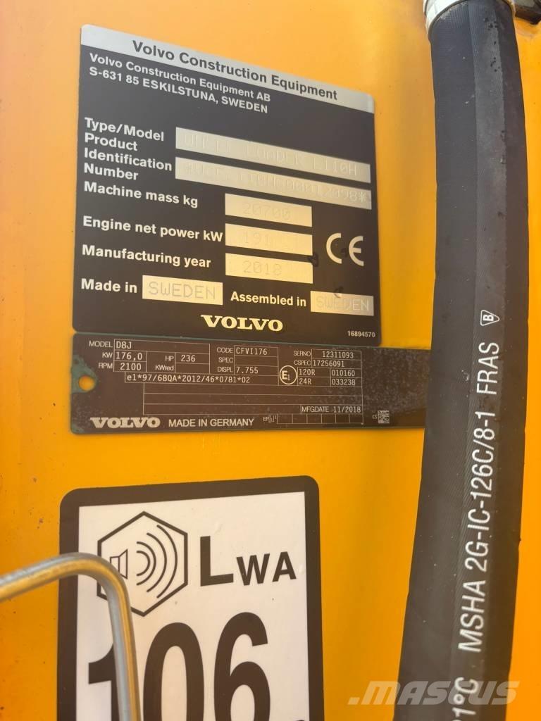 Volvo L 110 H Iekrāvēji uz riteņiem
