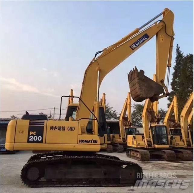 Komatsu pc200-7 Kāpurķēžu ekskavatori