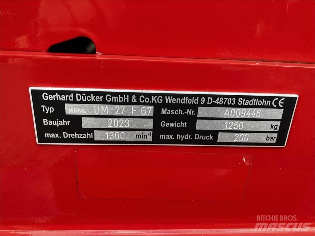 Dücker UM-27 F G7 Pļaujmašīnas/pašgājēji