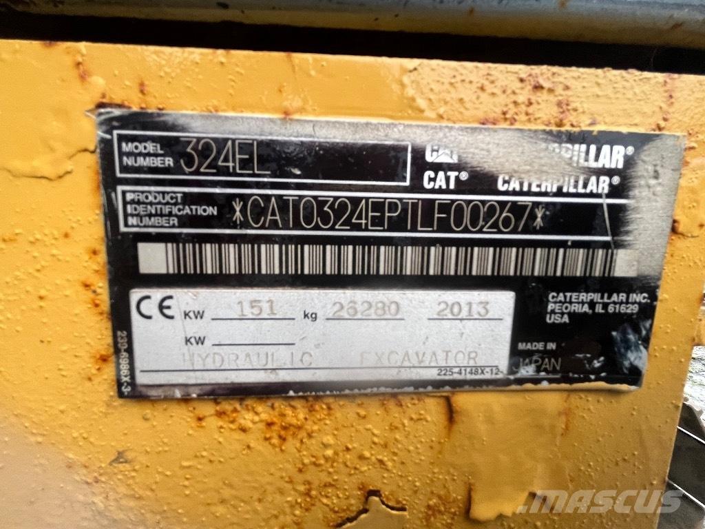 CAT 324 E Kāpurķēžu ekskavatori