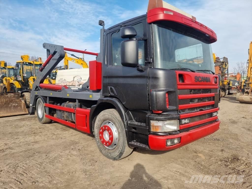 Scania 94 L Smagās mašīnas ar konteineriem