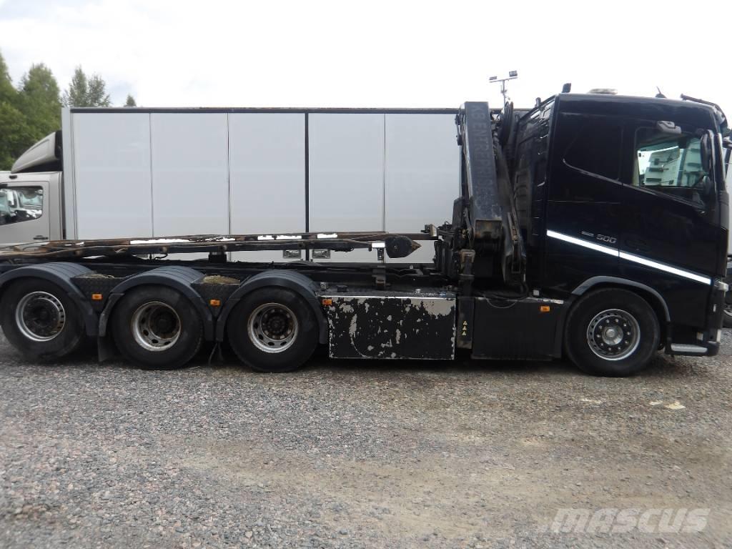 Volvo FH 500 8x4 Smagās mašīnas ar celtni
