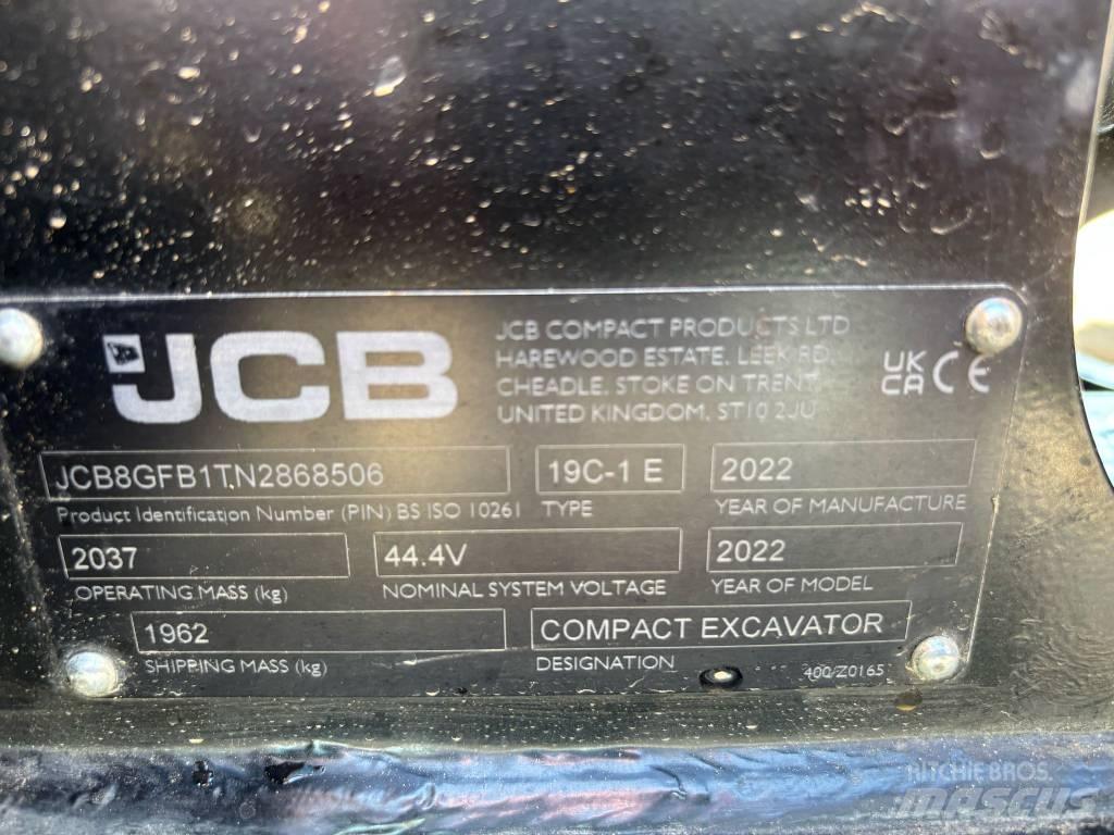 JCB 19 C-1 E Mini ekskavatori < 7 t