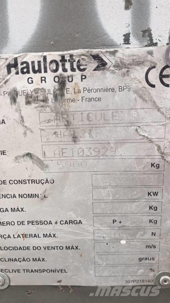 Haulotte HA 12 IP Strēles pacēlāji